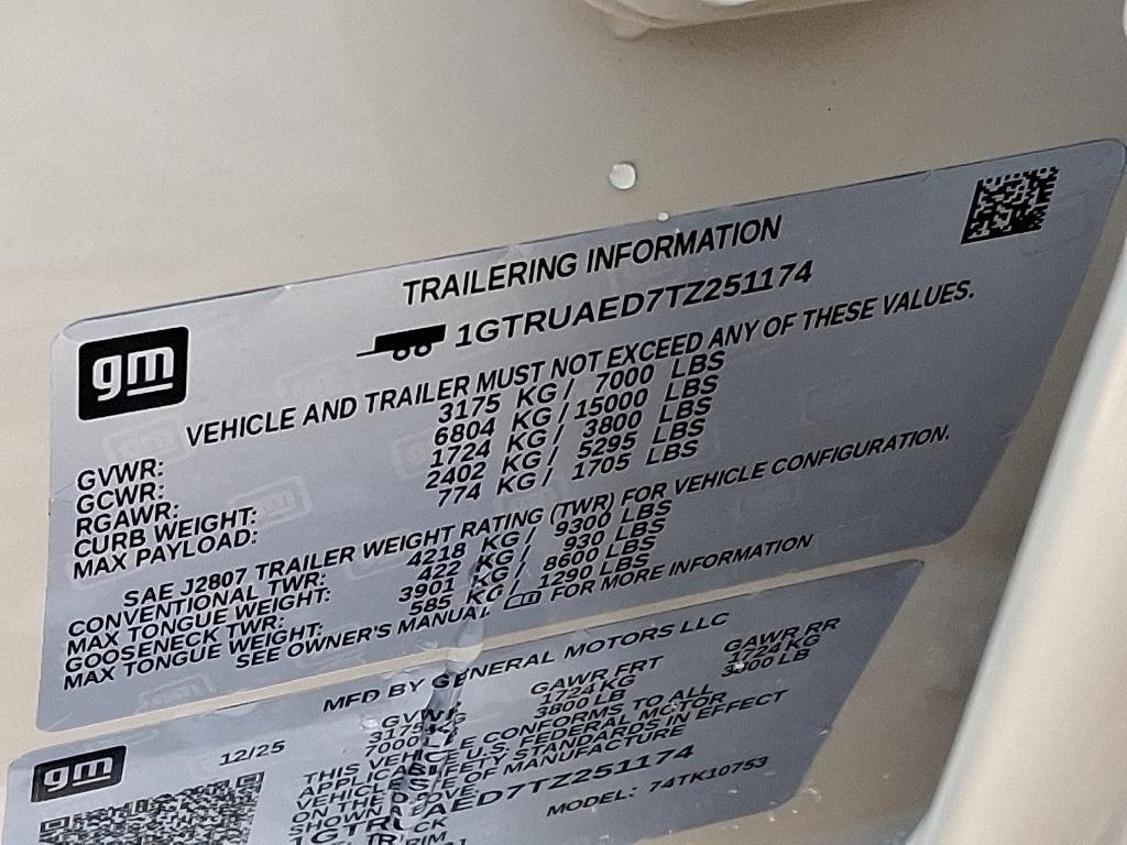 new 2026 GMC Sierra 1500 car, priced at $47,740