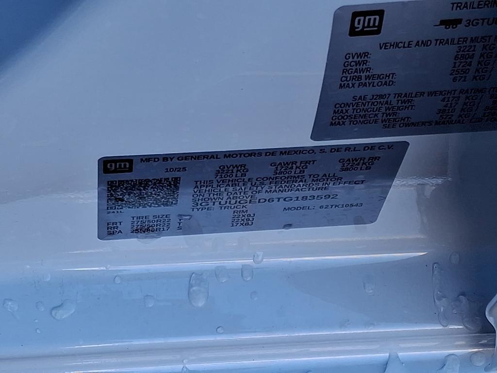 new 2026 GMC Sierra 1500 car, priced at $67,700