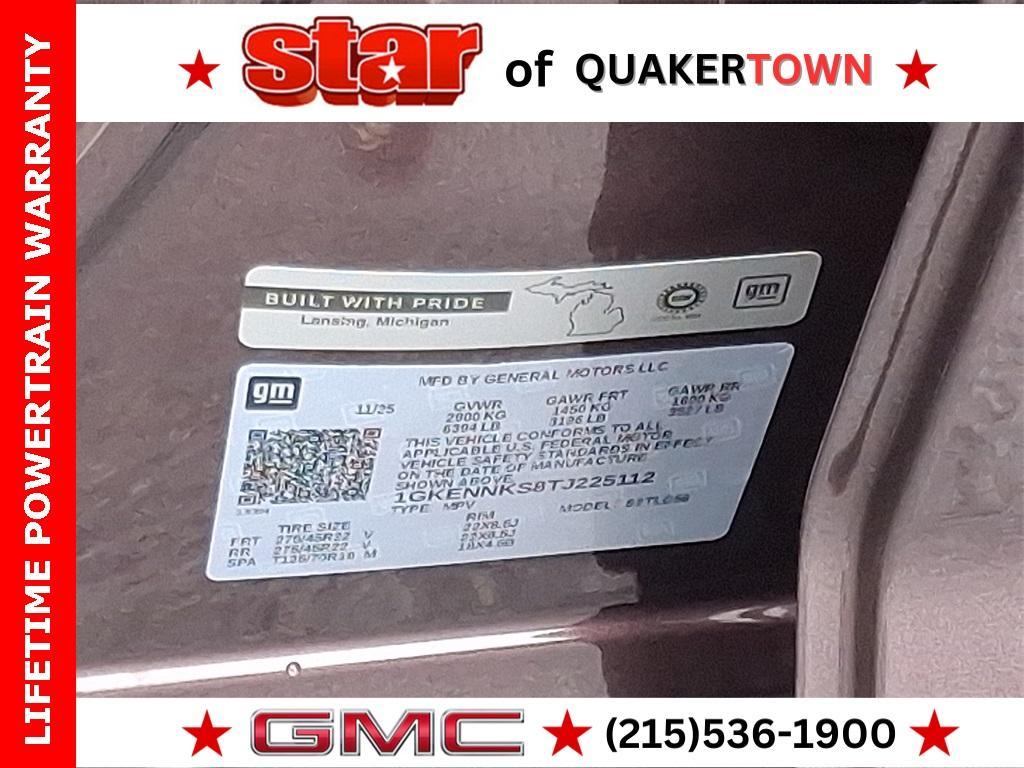 new 2026 GMC Acadia car, priced at $50,475