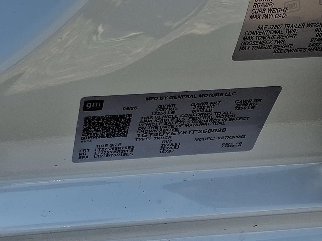 new 2026 GMC Sierra 3500 car, priced at $102,240