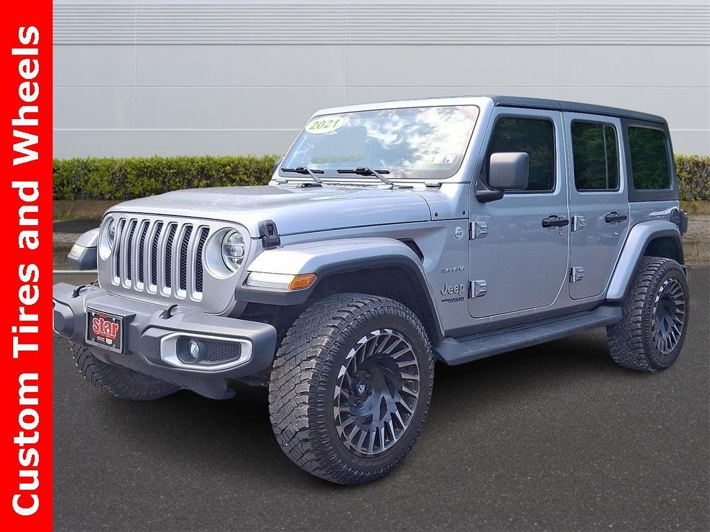 used 2021 Jeep Wrangler Unlimited car, priced at $26,987
