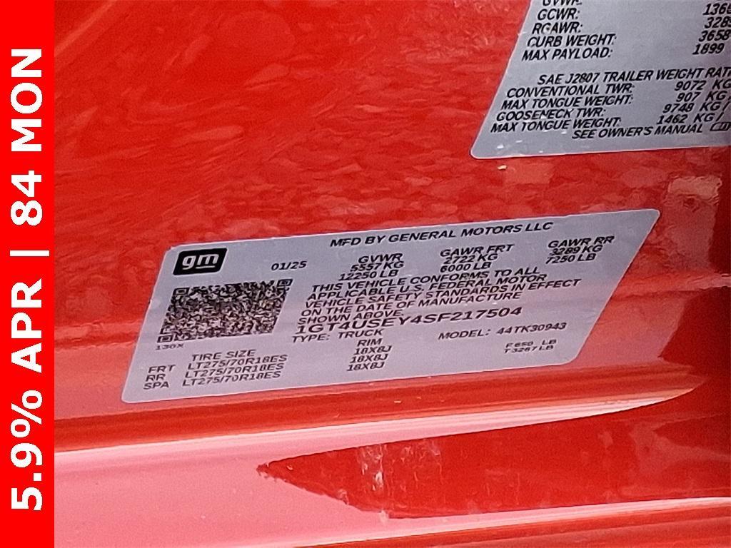 new 2025 GMC Sierra 3500 car, priced at $94,740