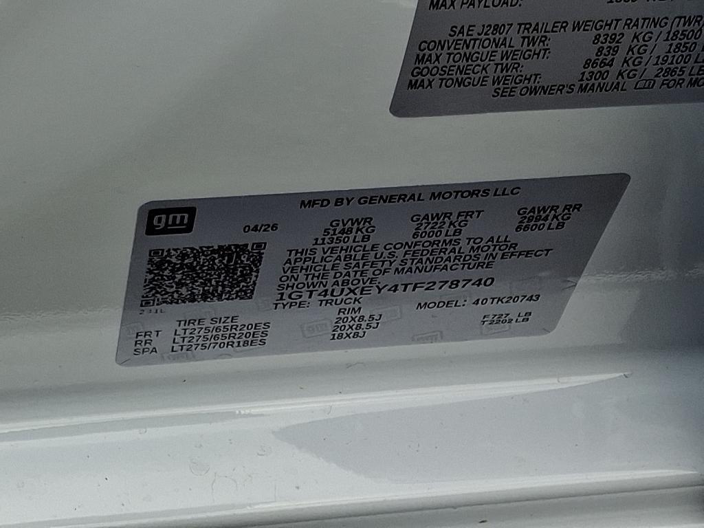 new 2026 GMC Sierra 2500 car, priced at $98,025
