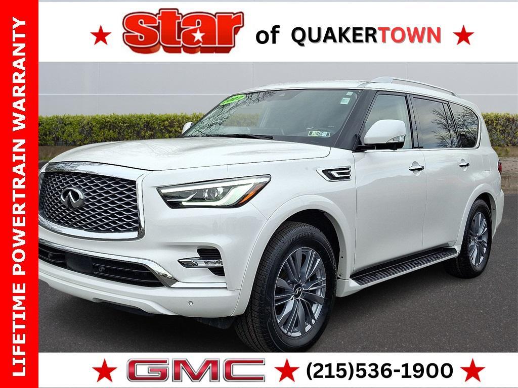 used 2022 INFINITI QX80 car, priced at $38,797