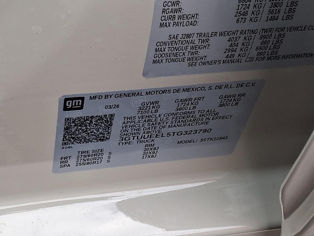 new 2026 GMC Sierra 1500 car, priced at $68,770
