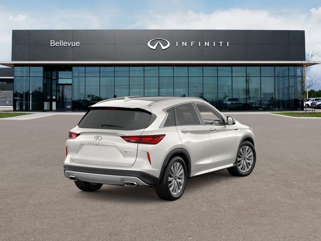 new 2025 INFINITI QX50 car, priced at $44,270