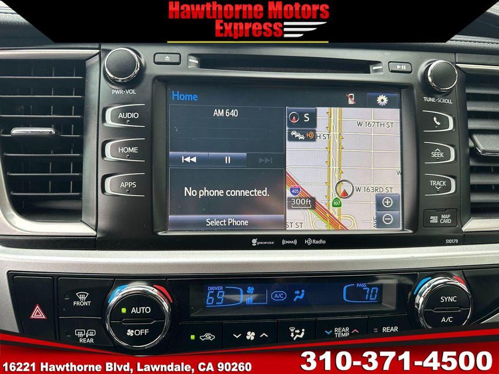 used 2017 Toyota Highlander car, priced at $23,500