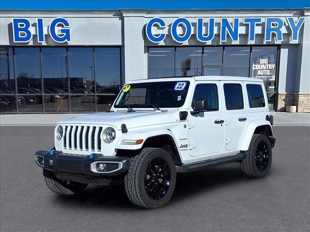 used 2022 Jeep Wrangler Unlimited 4xe car, priced at $33,374