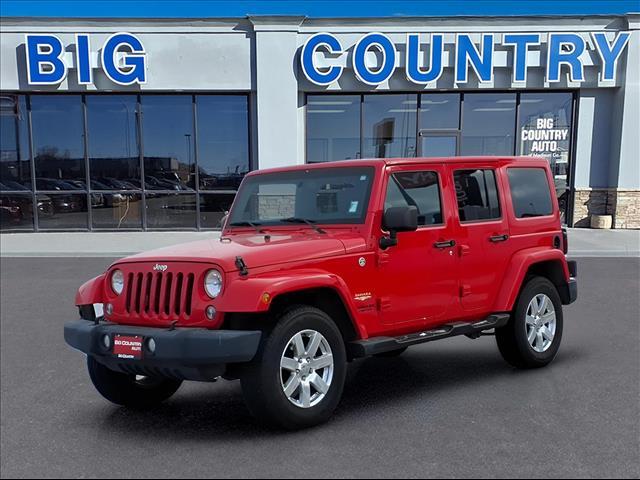 used 2015 Jeep Wrangler Unlimited car, priced at $20,285