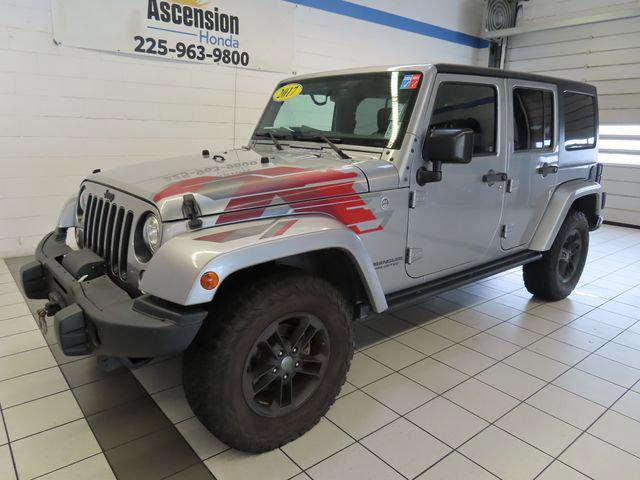 used 2017 Jeep Wrangler Unlimited car, priced at $18,000