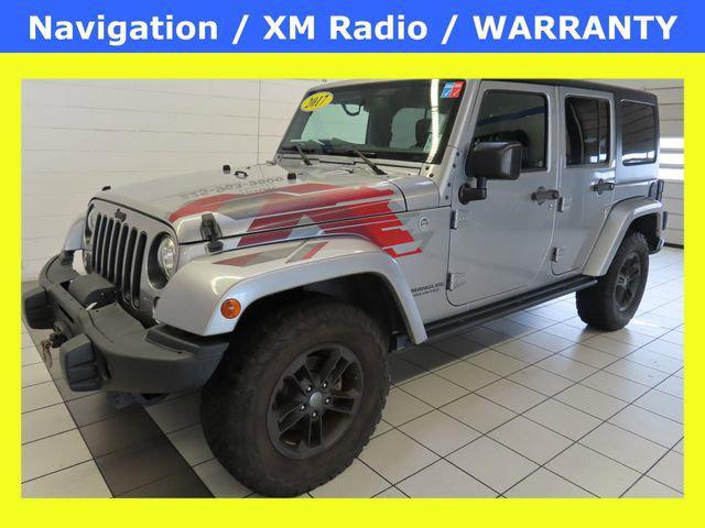used 2017 Jeep Wrangler Unlimited car, priced at $18,000