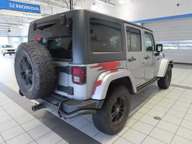 used 2017 Jeep Wrangler Unlimited car, priced at $18,000