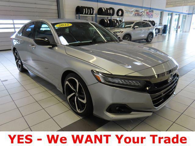 used 2022 Honda Accord car, priced at $22,300