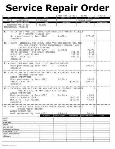 used 2024 Chevrolet Equinox car, priced at $21,000