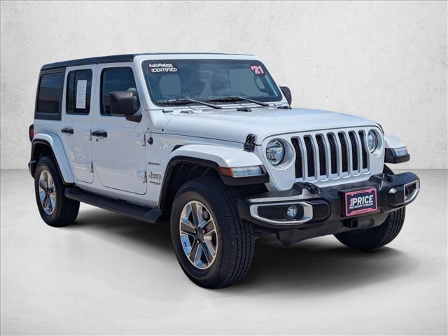 used 2021 Jeep Wrangler Unlimited car, priced at $22,981