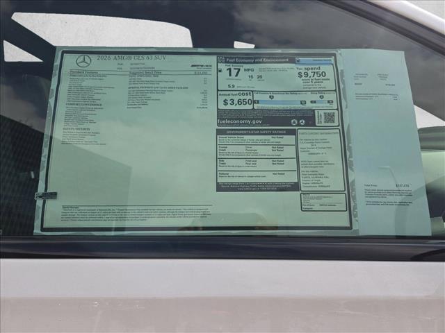 new 2026 Mercedes-Benz AMG GLS 63 car, priced at $155,580