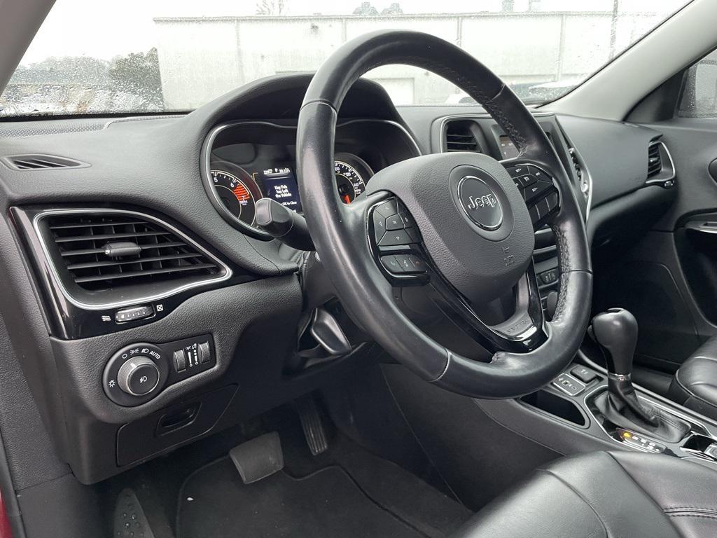 used 2021 Jeep Cherokee car, priced at $19,499