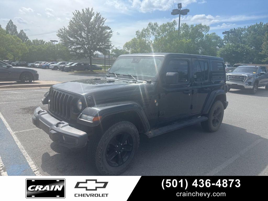used 2021 Jeep Wrangler Unlimited car, priced at $27,354