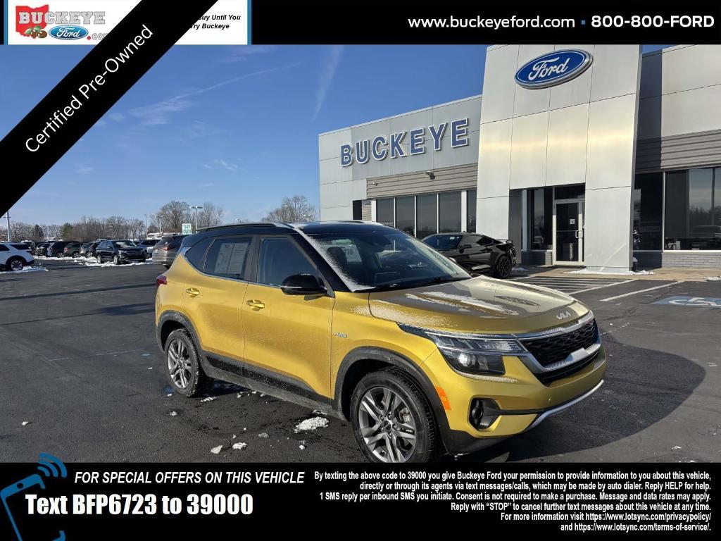 used 2022 Kia Seltos car, priced at $17,600