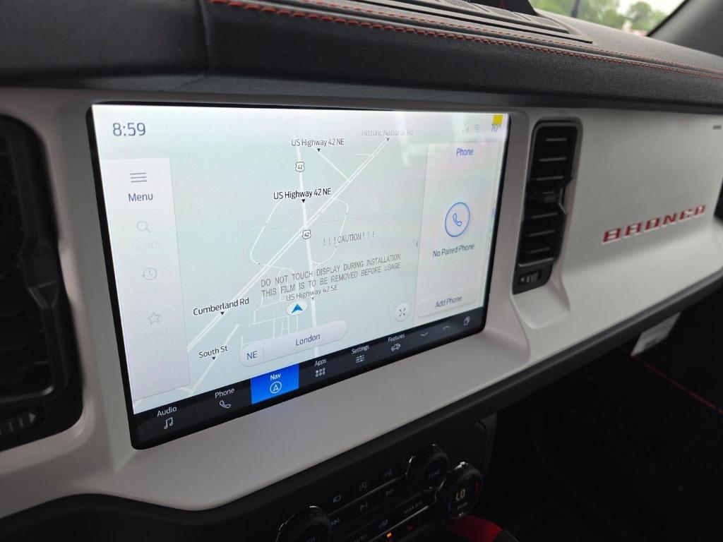 new 2025 Ford Bronco car, priced at $75,425