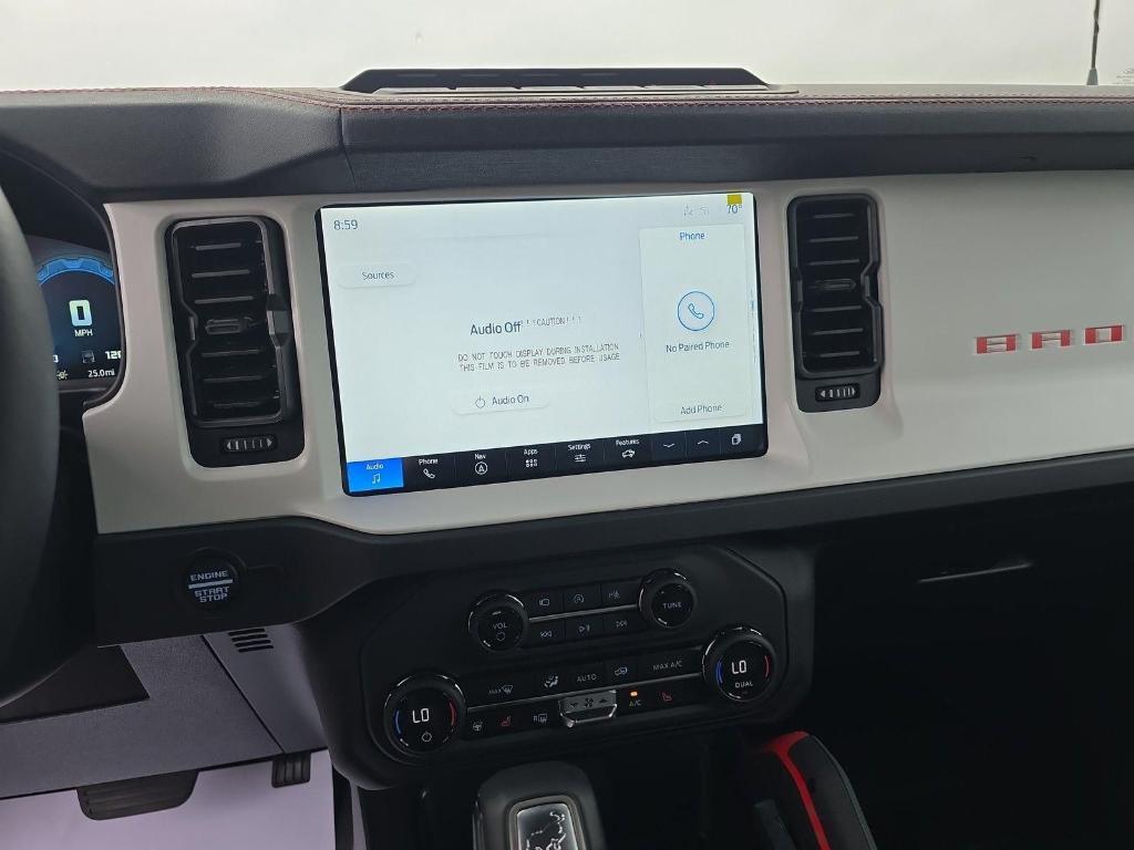 new 2025 Ford Bronco car, priced at $75,425