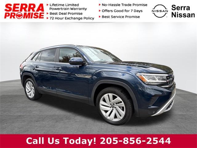 used 2021 Volkswagen Atlas Cross Sport car, priced at $19,495