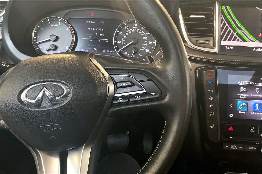 used 2020 INFINITI QX50 car, priced at $17,997