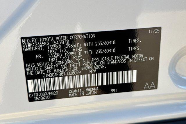 new 2026 Toyota bZ car, priced at $34,030