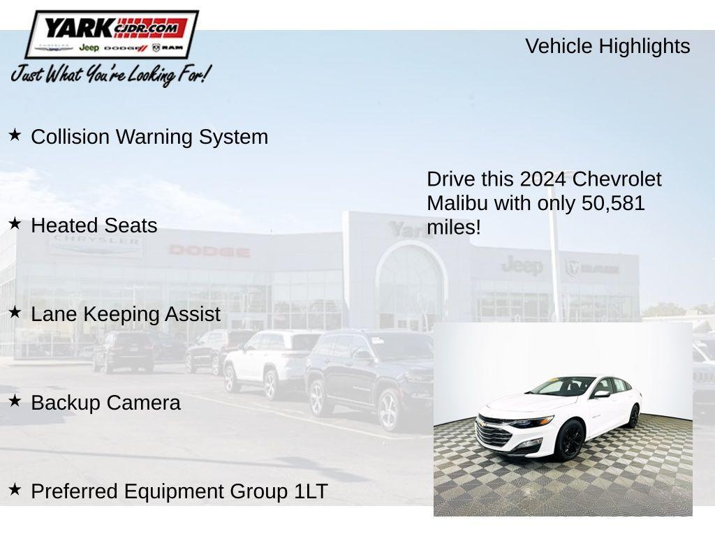 used 2024 Chevrolet Malibu car, priced at $17,998