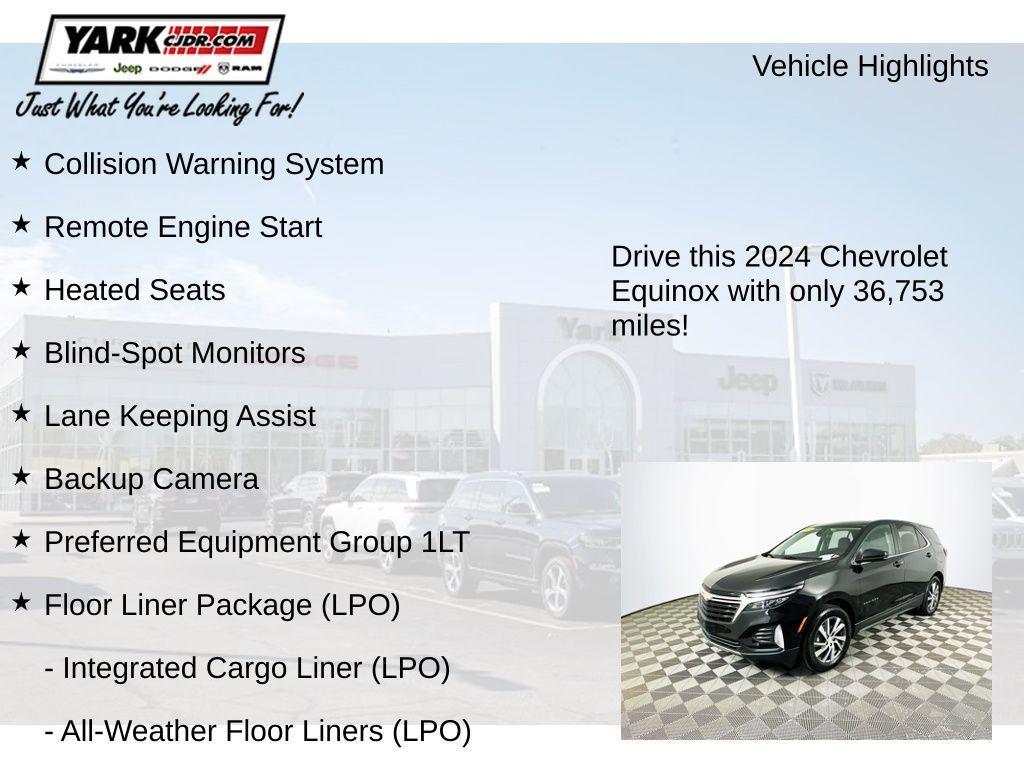 used 2024 Chevrolet Equinox car, priced at $20,402