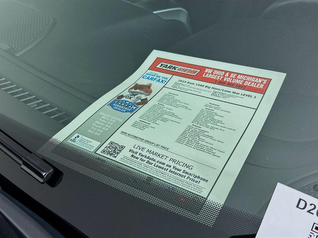 used 2023 Ram 1500 car, priced at $37,899
