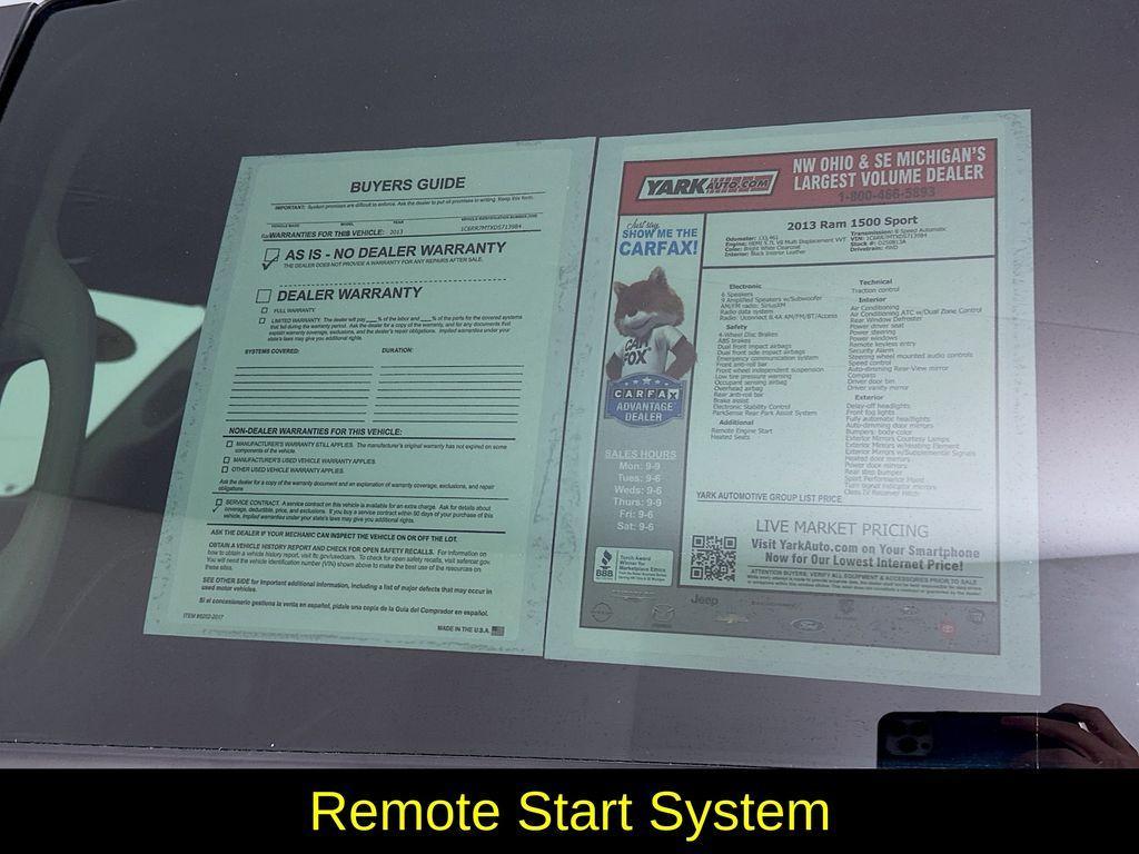 used 2013 Ram 1500 car, priced at $16,400