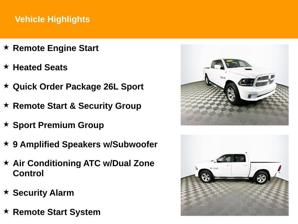 used 2013 Ram 1500 car, priced at $16,400