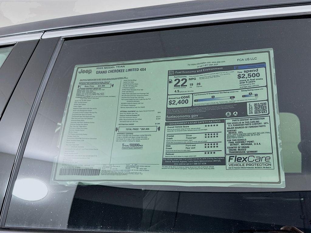 new 2025 Jeep Grand Cherokee car, priced at $46,868