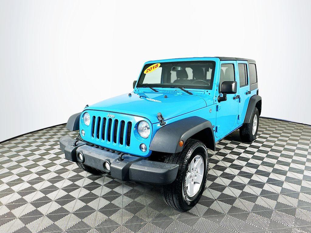used 2018 Jeep Wrangler JK Unlimited car, priced at $17,699