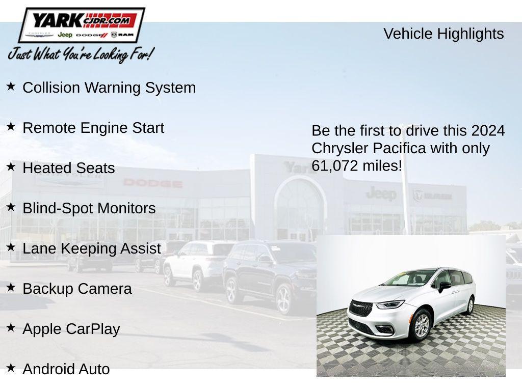used 2024 Chrysler Pacifica car, priced at $30,990