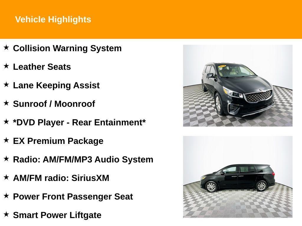 used 2019 Kia Sedona car, priced at $9,994