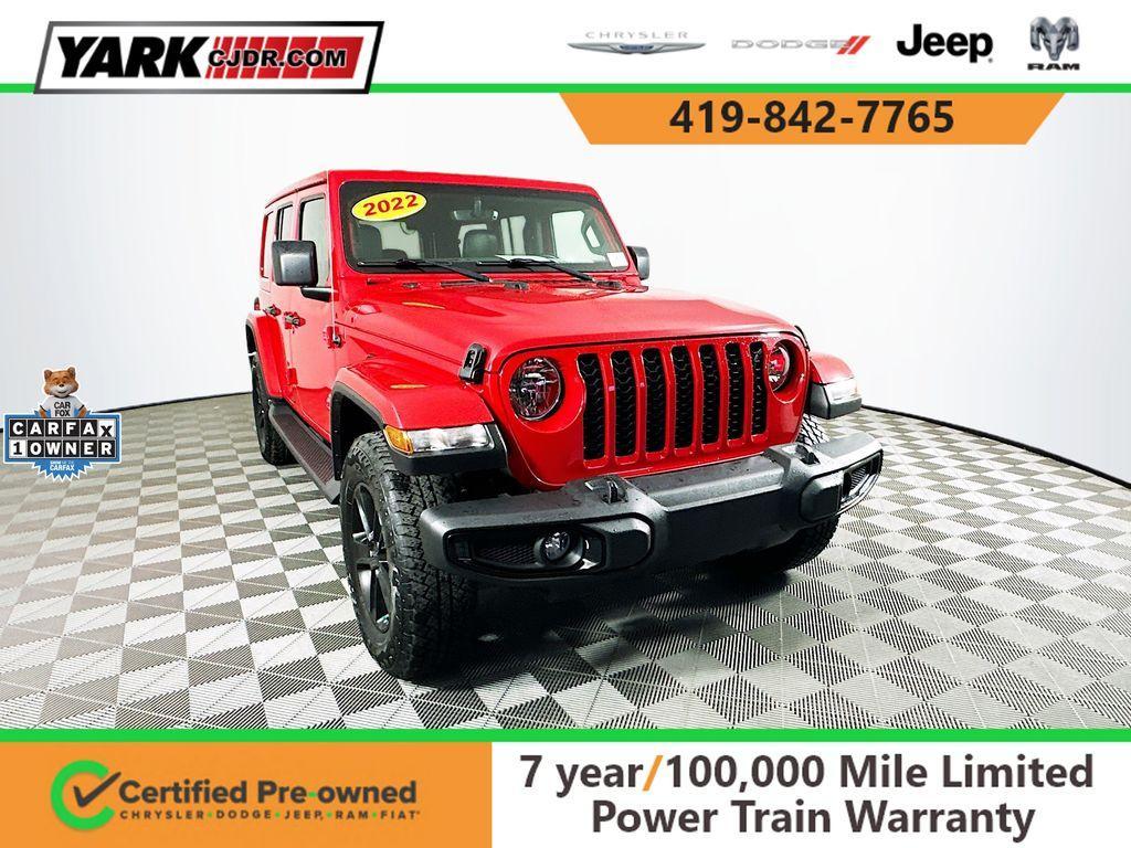 used 2022 Jeep Wrangler Unlimited car, priced at $38,990