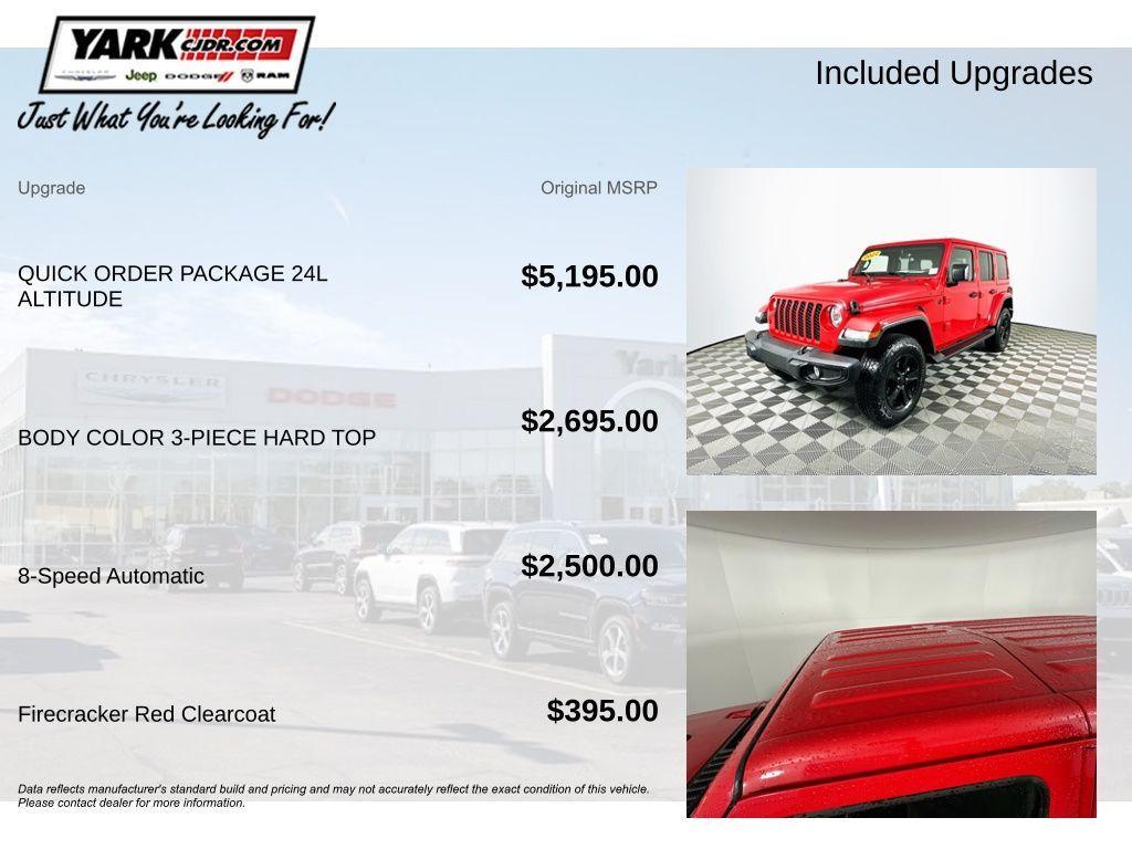 used 2022 Jeep Wrangler Unlimited car, priced at $38,990