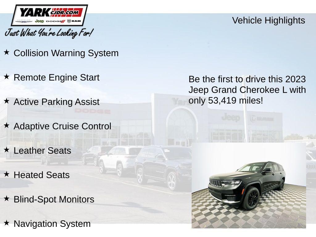 used 2023 Jeep Grand Cherokee L car, priced at $29,599