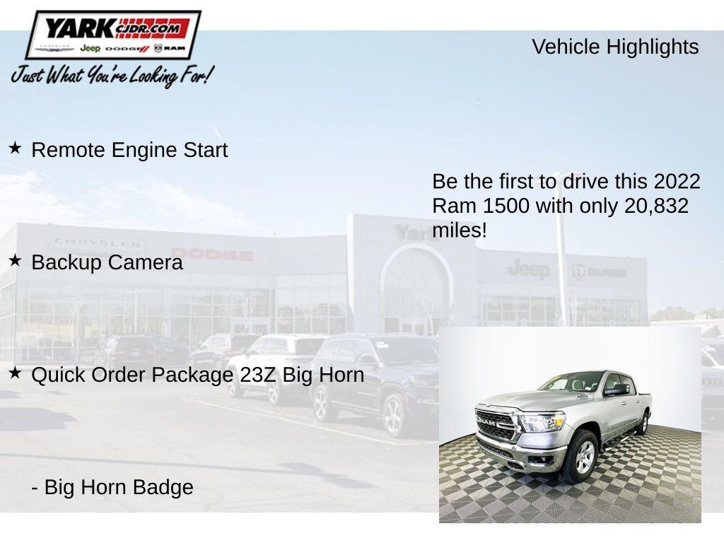 used 2022 Ram 1500 car, priced at $32,705