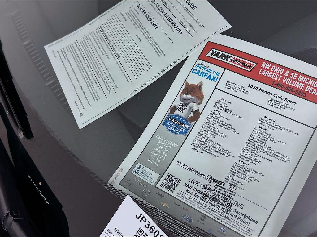 used 2020 Honda Civic car, priced at $19,399