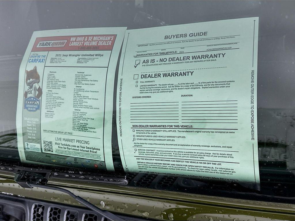 used 2021 Jeep Wrangler Unlimited car
