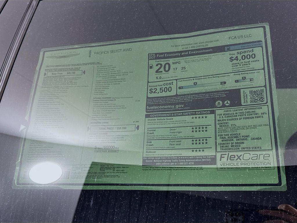 new 2026 Chrysler Pacifica car, priced at $45,045