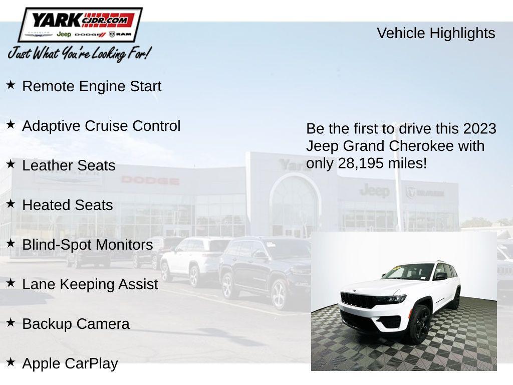 used 2023 Jeep Grand Cherokee car, priced at $29,997
