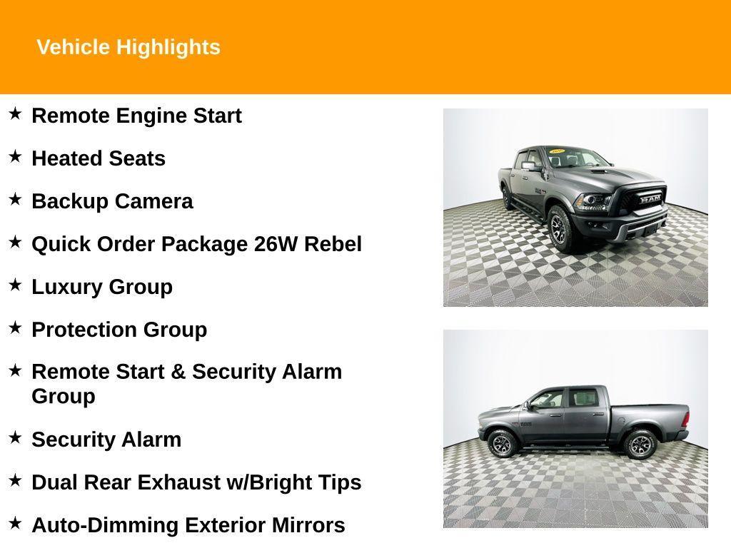 used 2016 Ram 1500 car, priced at $22,500