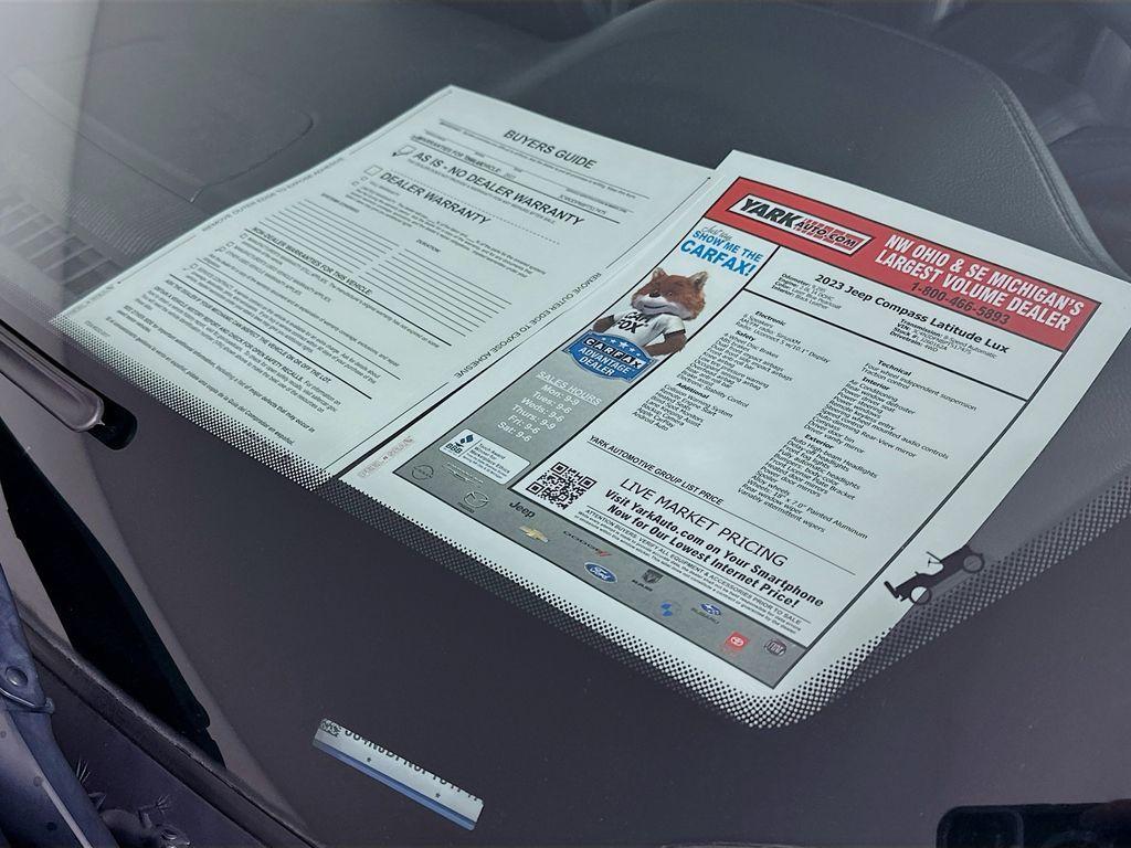 used 2023 Jeep Compass car, priced at $24,681