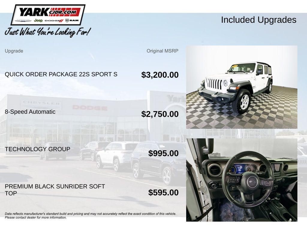 used 2020 Jeep Wrangler Unlimited car, priced at $22,991