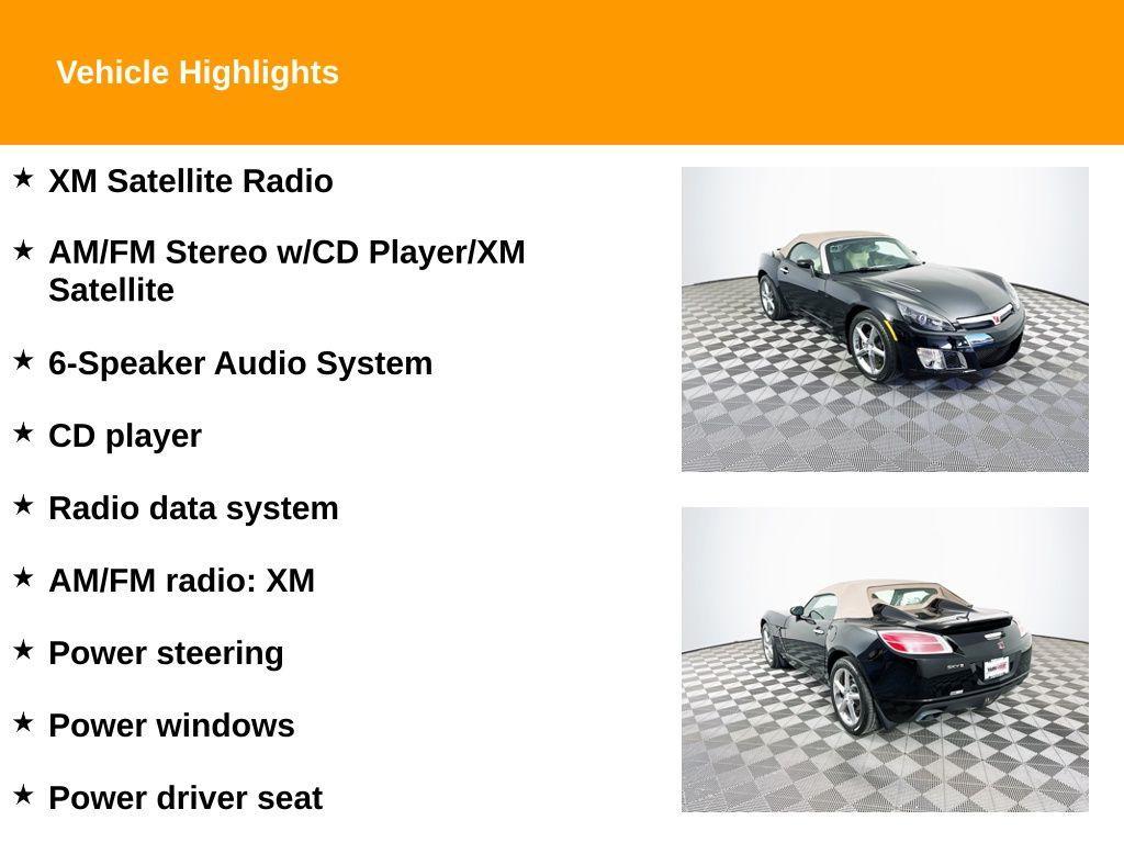 used 2008 Saturn Sky car, priced at $16,744