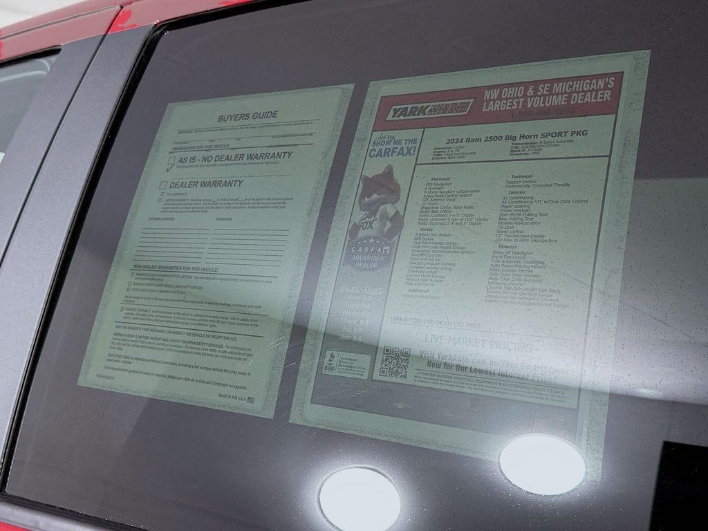 used 2024 Ram 2500 car, priced at $52,990